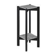 Convenience Concepts Planters & Potts Deluxe Square Plant Stand in Gray Wood