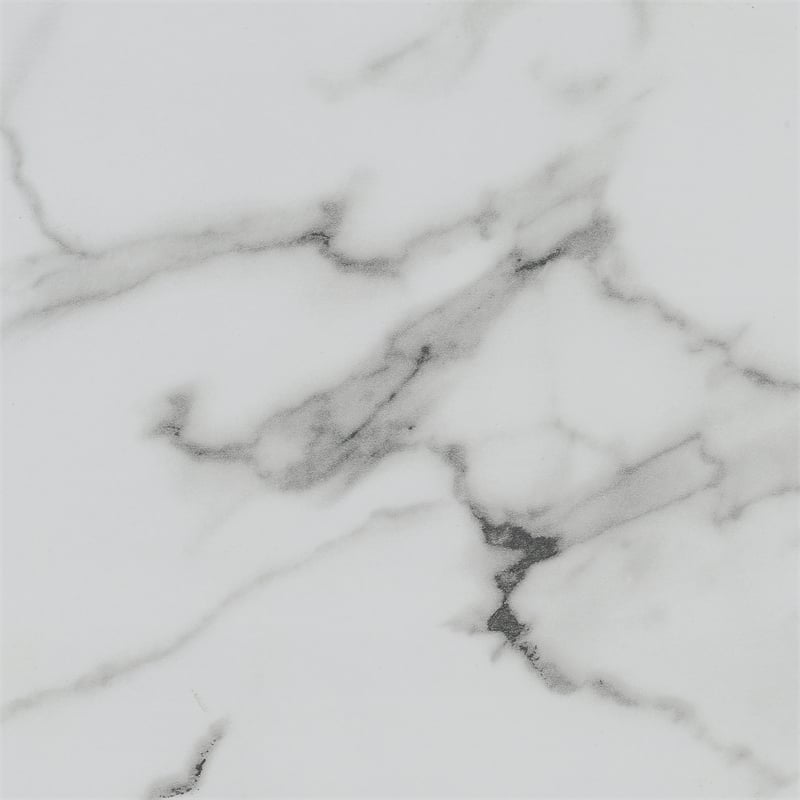 Convenience Concepts White Faux Marble Northfield Wood Hall Console Table