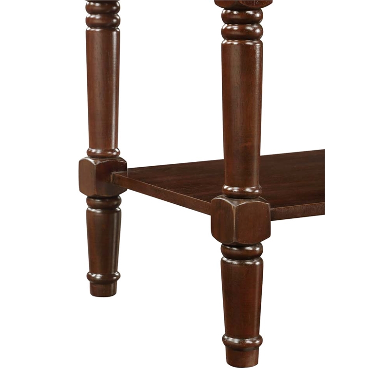 Convenience Concepts Country Oxford 2-Drawer Console Table Espresso Wood Finish