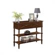 Convenience Concepts Country Oxford 2-Drawer Console Table Espresso Wood Finish