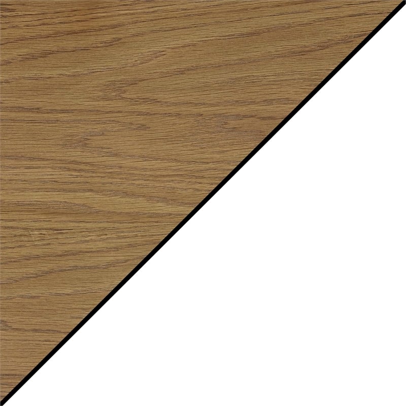 Country Oxford Two-Drawer Console Table in Driftwood Brown and White Wood Finish