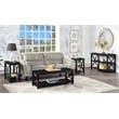 Convenience Concepts Florence End Table in Black Wood Finish