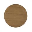 American Heritage Round Coffee Table in Driftwood and White Wood Finish