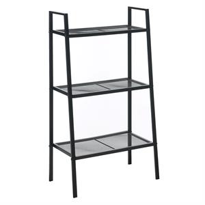 convenience concepts designs2go three-tier plant stand with black metal frame