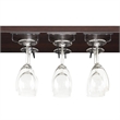 Convenience Concepts Uptown Wine Bar with Cabinet in Espresso Wood Finish