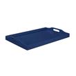 Convenience Concepts Designs2Go Serving Tray in Cobalt Blue Wood Finish