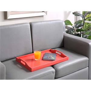 Convenience Concepts Designs2Go Serving Tray in Orange Wood Finish
