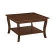 Convenience Concepts American Heritage Square Coffee Table in Espresso Wood