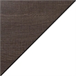 Convenience Concepts Mission Console Table in White Wood Finish- Driftwood Top