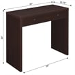 Convenience Concepts Northfield 36-inch Desk with Drawer in Espresso Wood Finish