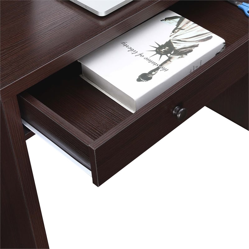 Convenience Concepts Northfield 36-inch Desk with Drawer in Espresso Wood Finish