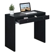 Convenience Concepts Northfield 36-inch Desk with Drawer in Black Wood Finish