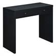 Convenience Concepts Northfield 36-inch Desk with Drawer in Black Wood Finish