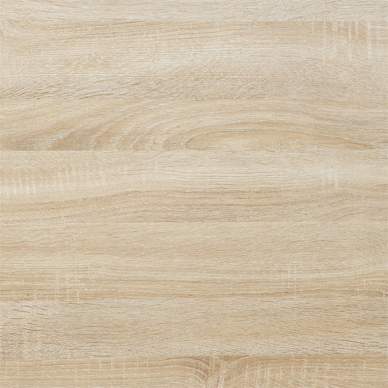 Convenience Concepts Designs2Go Double Trestle Desk in Natural Wood Finish