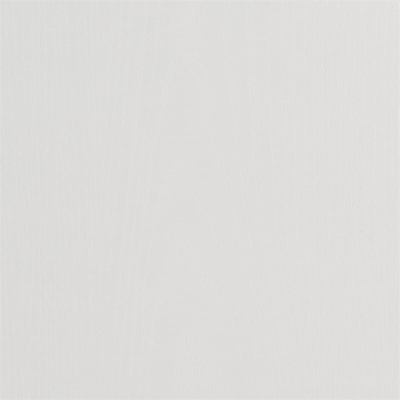 Designs2Go Trestle Desk with Charging Station in White Wood Finish