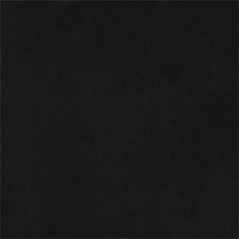 Convenience Concepts Miranda Swivel Accent Chair in Black Velvet Fabric