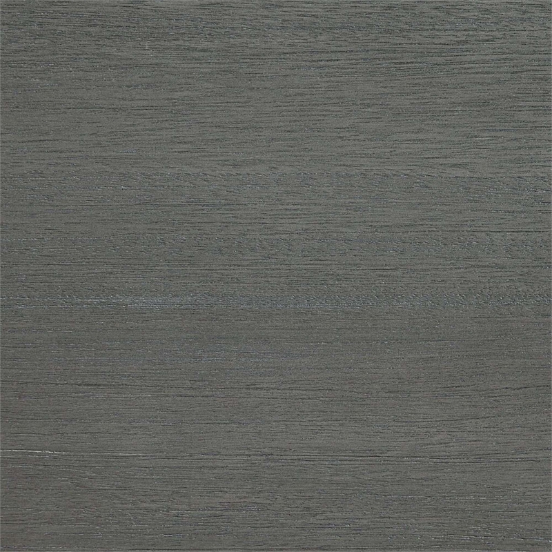 Convenience Concepts French Country Stainless Steel Top Kitchen Cart- Gray Wood