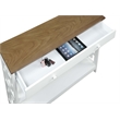 Convenience Concepts Town Square One-Drawer Console Table in White Wood Finish