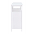 Big Sur Deluxe 48-inch TV Stand with Storage Cabinets and Shelf in White Wood