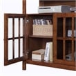 Big Sur Deluxe 48-inch TV Stand with Storage Cabinets and Shelf in Walnut Wood