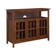 Big Sur Deluxe 48-inch TV Stand with Storage Cabinets and Shelf in Walnut Wood