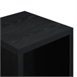 Convenience Concepts Northfield Admiral End Table with Shelf in Black Wood
