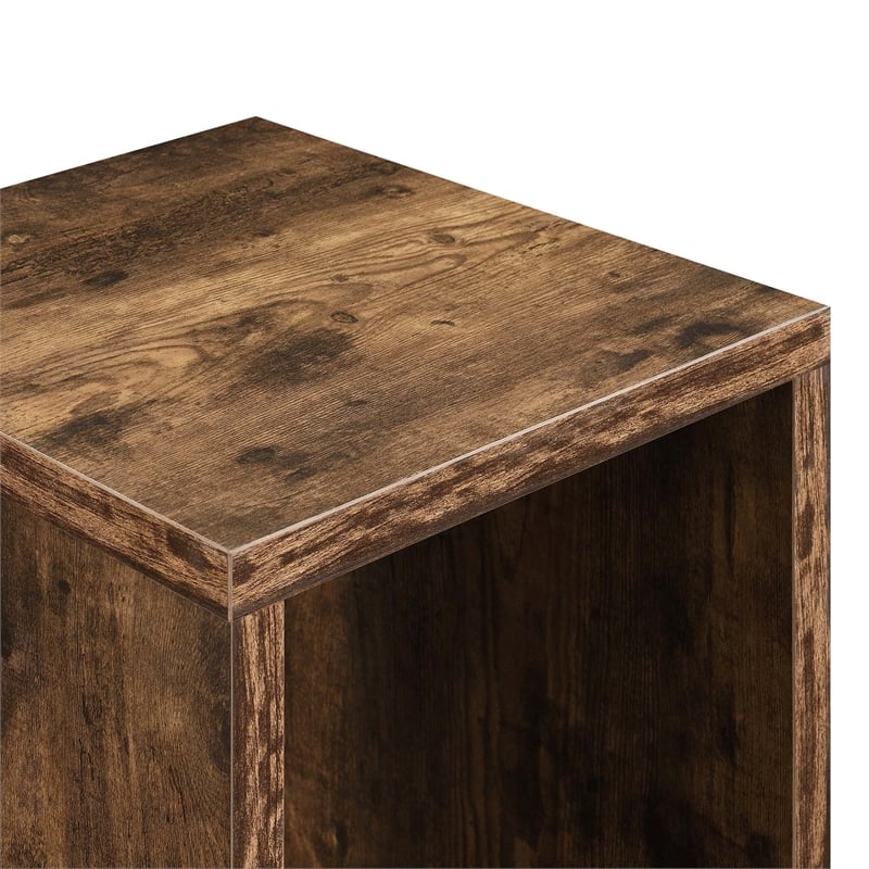 Convenience Concepts Northfield Admiral End Table with Shelf in Nutmeg Wood
