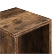 Convenience Concepts Northfield Admiral End Table with Shelf in Nutmeg Wood