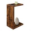 Convenience Concepts Northfield Admiral C End Table in Nutmeg Wood Finish