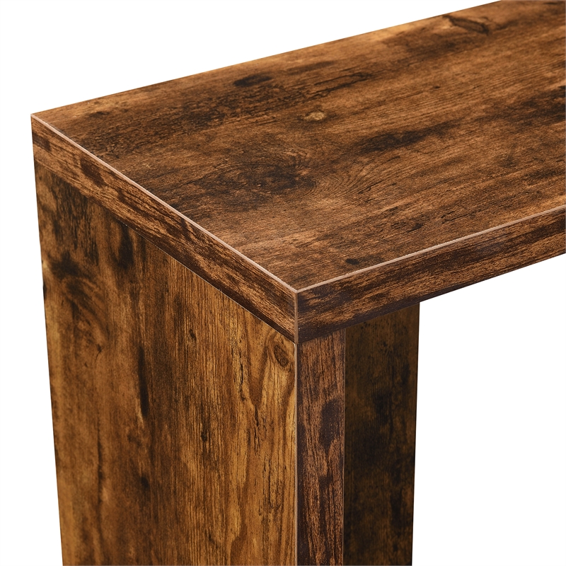 Convenience Concepts Northfield Admiral C End Table in Nutmeg Wood Finish