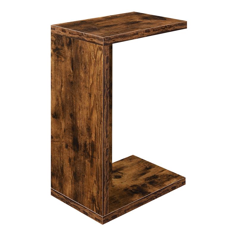Convenience Concepts Northfield Admiral C End Table in Nutmeg Wood Finish