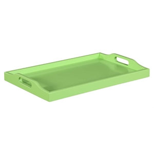 Convenience Concepts Designs2Go Serving Tray in Neon Green Wood Finish
