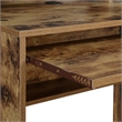 Designs2Go Student Desk with Magnetic Bulletin Board and Shelves in Nutmeg Wood