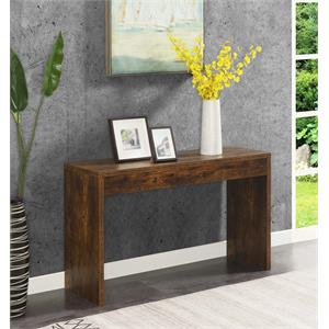 Convenience Concepts Northfield Hall Console Table/Desk in Nutmeg Wood Finish