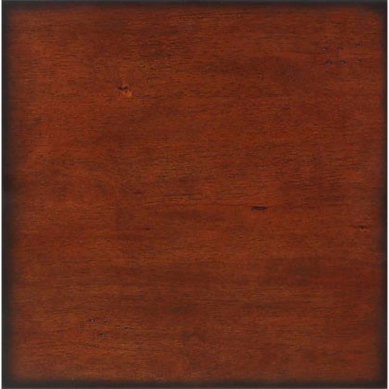 Convenience Concepts Ledgewood End Table with Shelf in Mahogany Wood Finish