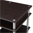 Designs2Go No-Tools 60-inch Deluxe Student Desk with Shelves in Espresso Wood