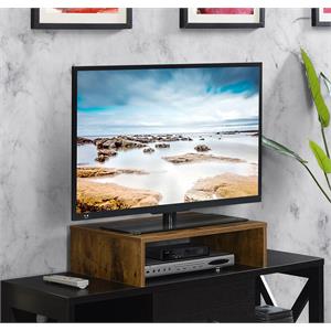 convenience concepts designs2go small tv/monitor riser in nutmeg wood finish