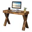 Convenience Concepts Newport One-Drawer Desk in Nutmeg Wood Finish