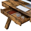 Convenience Concepts Newport One-Drawer Desk in Nutmeg Wood Finish