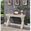 Convenience Concepts Newport One-Drawer Desk in Ivory Wood Finish