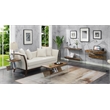 Convenience Concepts SoHo Coffee Table with Shelf in Nutmeg Wood Finish