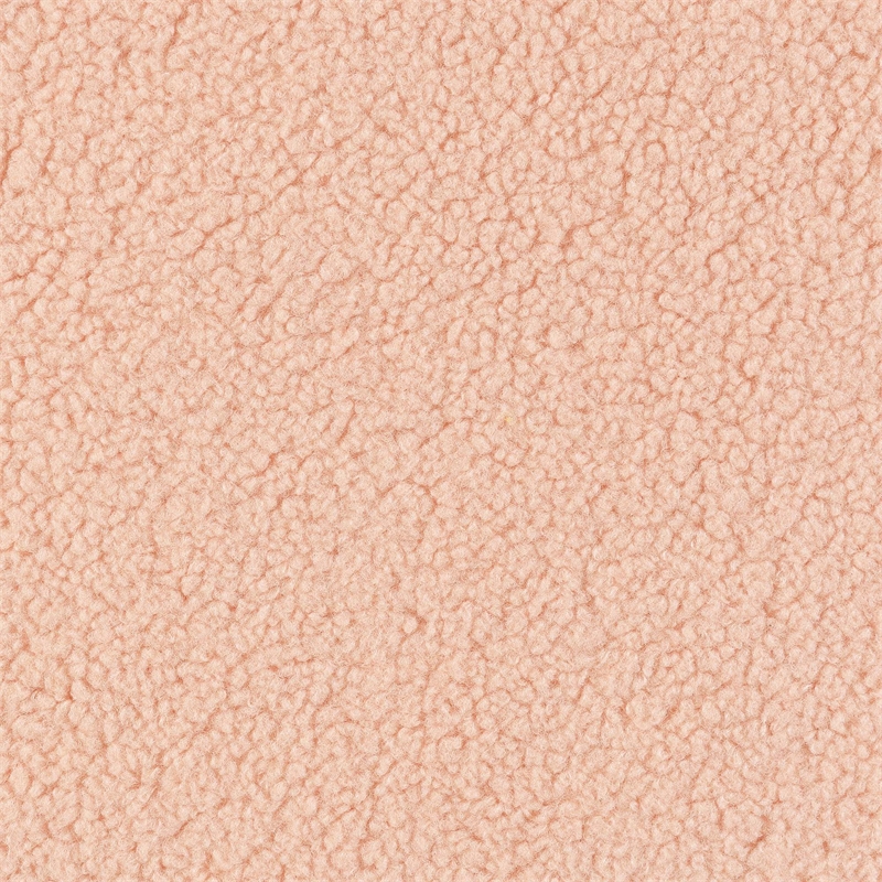 Take-a-Seat Charlotte Sherpa Accent Chair in Peach Cream Sherpa Fabric