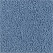 Take-a-Seat Charlotte Sherpa Accent Chair in Blue Sherpa Fabric with Wood Legs