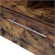 Newport Marbella 60-inch TV Stand with Cabinets and Shelves in Nutmeg Wood