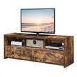 Newport Marbella 60-inch TV Stand with Cabinets and Shelves in Nutmeg Wood