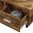 Seal II One-Drawer 60 inch TV Stand with Shelves in Nutmeg Wood Finish
