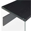 Convenience Concepts SoHo Console Table/Desk in Black Wood Finish