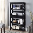 Convenience Concepts Omega 5-Tier Bookcase with Drawer in Black Wood