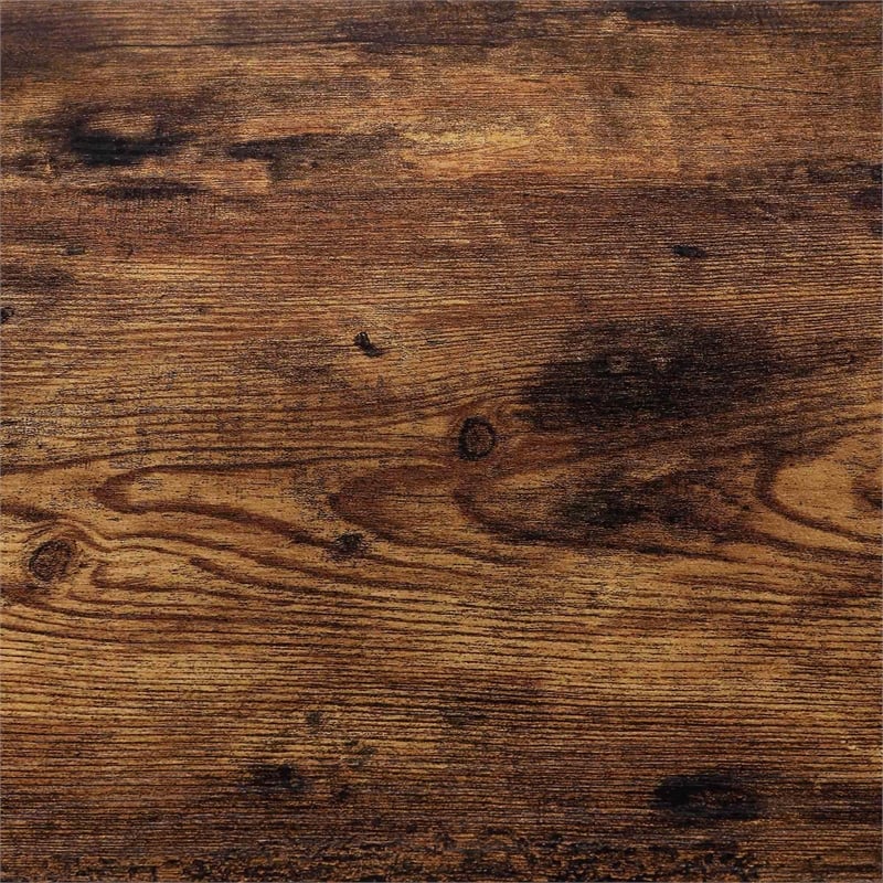 Big Sur Highboy TV Stand with Storage Cabinets in Brown Wood Finish