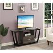 Graystone 60-inch One-Drawer TV Stand with Shelves in Gray Wood Finish